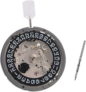 Ctwezoikmt 1Set NH35 NH35A Movement High Accuracy Date at 3 Datewheel 24 Jewels Automatic Self-Winding Replacement