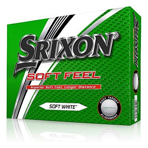 Srixon Soft Feel Golf Balls, One Dozen, Soft White (2018 Version) Cover