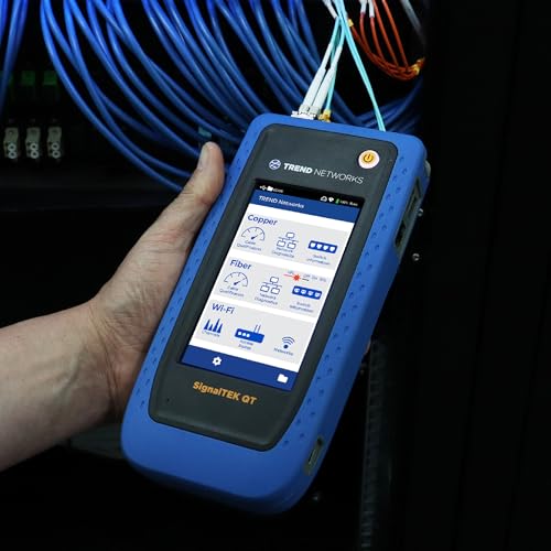 Image of TREND Networks | SignalTEK QT Pro | All-in-One 10G Copper, Fiber & Wi-Fi Qualification Tester | Advanced Wi-Fi Diagnostics | PoE Load Testing & Network Diagnostics | R166001