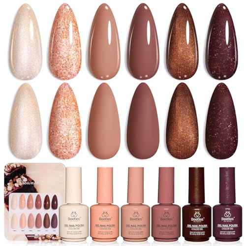 Beetles Brown Gel Polish Set