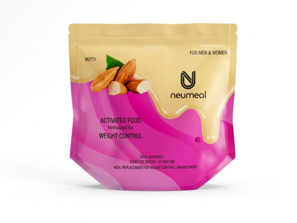 Nutty Meal Replacer food for Weight loss, No Added Sugar, 18g Protein, 6Bn CFU Probiotics and Bioactives, 406g, upto14 Servings-image-22
