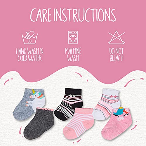Cherokee Little Girls 12 Pack Shorty Socks #TOP2
