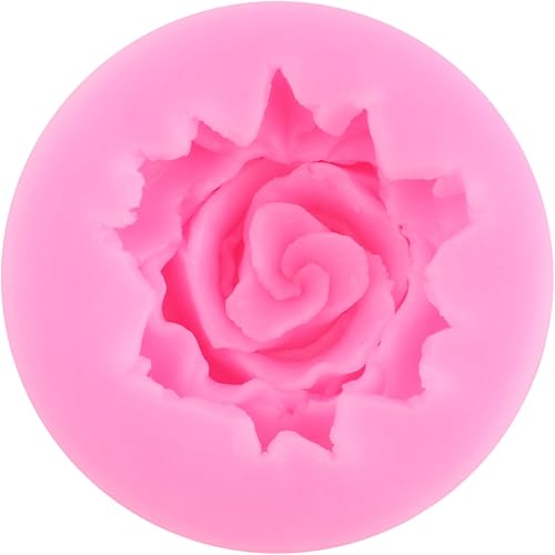 Vista 34 de ZiXiang Moldes de silicona para jabón de flores 3D de peonía, molde de silicona para fondant, molde de vela de resina para decoración de pasteles