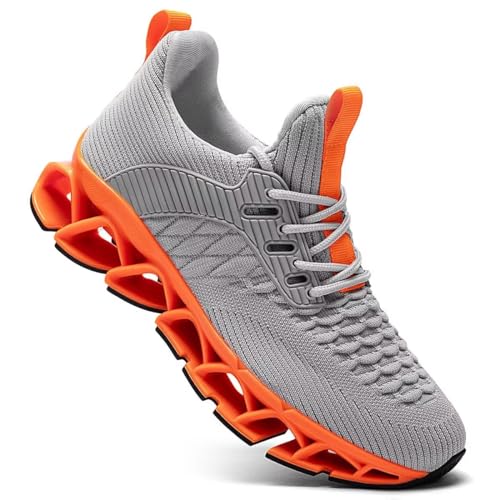 Image of Mens Slip on Walking Running Shoes Blade Tennis Casual Fashion Sneakers Comfort Non Slip Work Sport Athletic Trainer