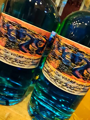Yáñez Licor esencial Vodka naranja azul