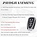 SUPALAND Key Fob Replacement Fits for Chevrolet Equinox 2018 2019 2020 2021 2022 2023 2024 Chevy Equinox Keyless Entry Remote Control HYQ4AS HYQ4AA 13522875 315MHz