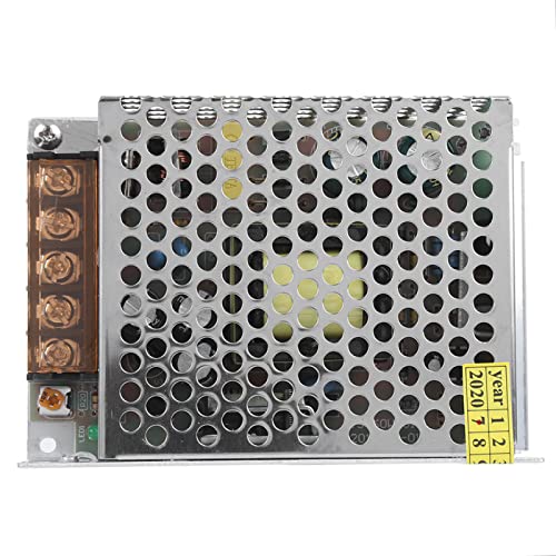 Image of AC to DC Converter, Aluminum Alloy Switch Power Supply Driver Adapter, DC24V LED Screen Strip Light 3D Printer Power Supply(S-60-24(24V /2.5A /60W)AC100-240V)