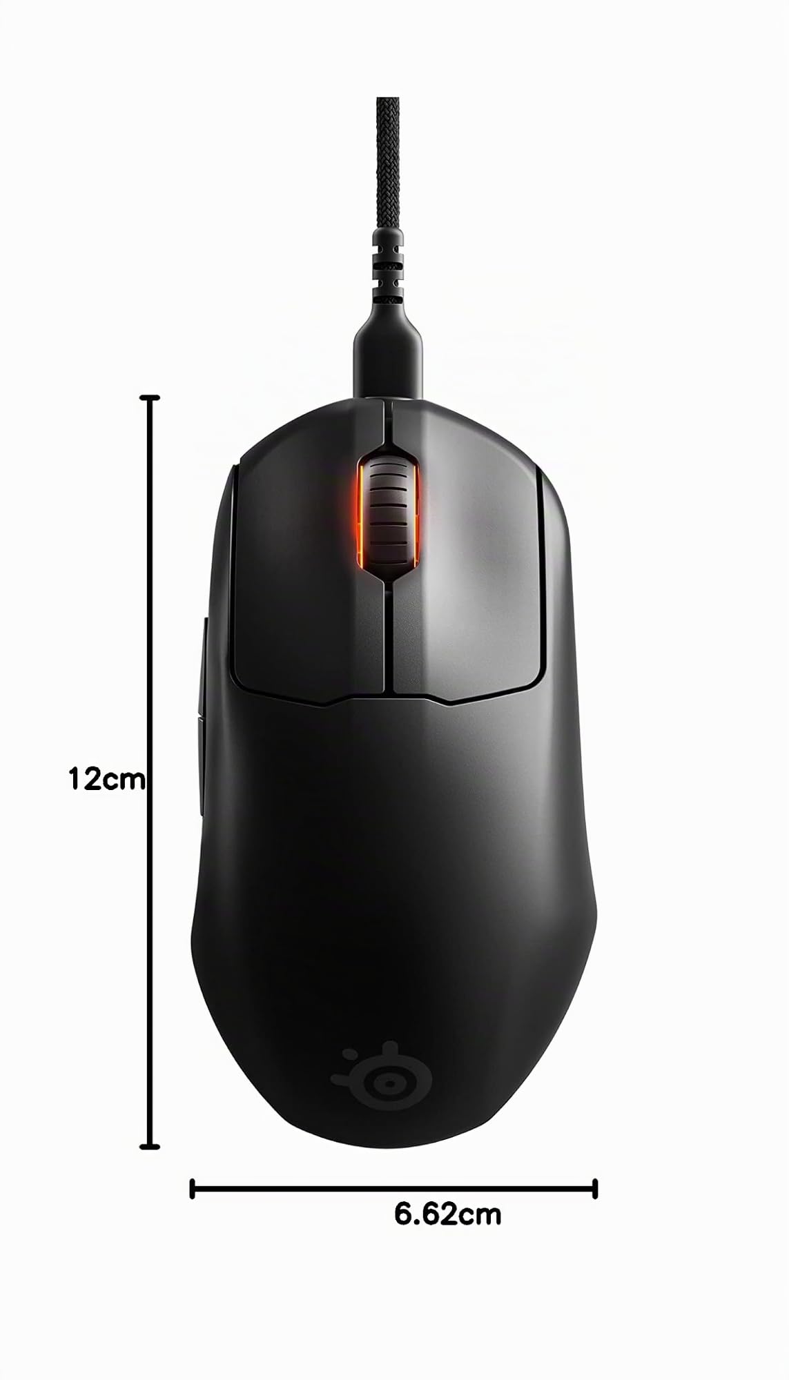 SteelSeries Prime Mini -USB Souris de jeu Esports Performance - Interrupteurs optiques magnétiques - Facteur de Forme Mini, noir