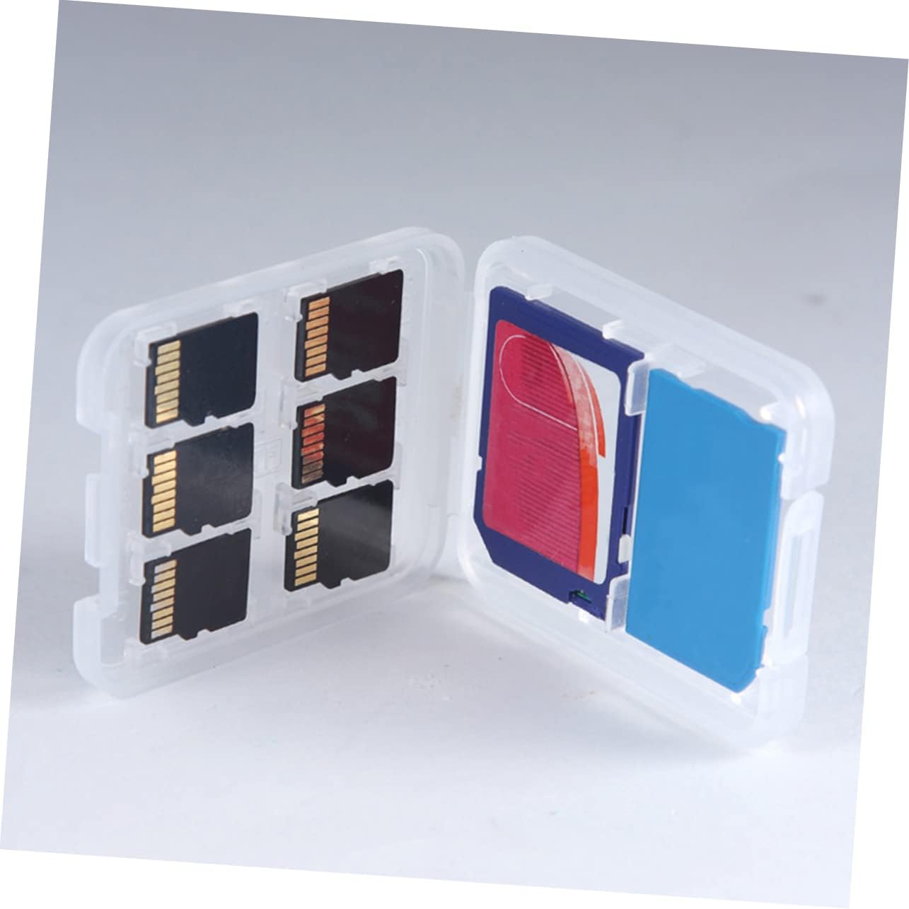 MERRYHAPY Memory Card Case Box 20pcs Card Holder for Memory Storage Box Water and
