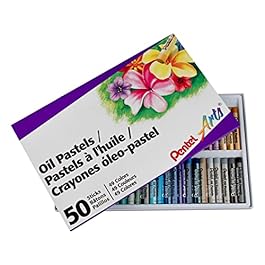 Pentel Oil Pastels 50/Pkg-Assorted...