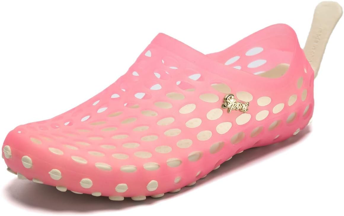 PAIRLERSWomen's Soft Beach Sandals Pull-On Aerobic Water Shoes