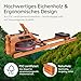 JASPORT R3 Faltbares Rudergerät aus Eichenholz, mit Bluetooth-fähigem LCD-Display, kompatibel mit Kinomap, 28L Wassertank, belastbar bis 150 kg, ergonomischer Sitz, Verstellbarer Tablethalter