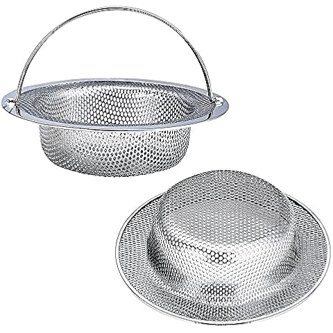 Kitchen Sink Strainer 2-Pack with Handle Cover