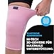 VITTO Kniebandage Männer/Damen - Bandage Knie zur Linderung von Knieschmerzen, Arthrose Knie, Meniskus (Rosa, M)