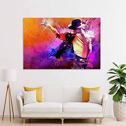 Affiche de musique Rock classique Michael Jackson impression toile encadrée