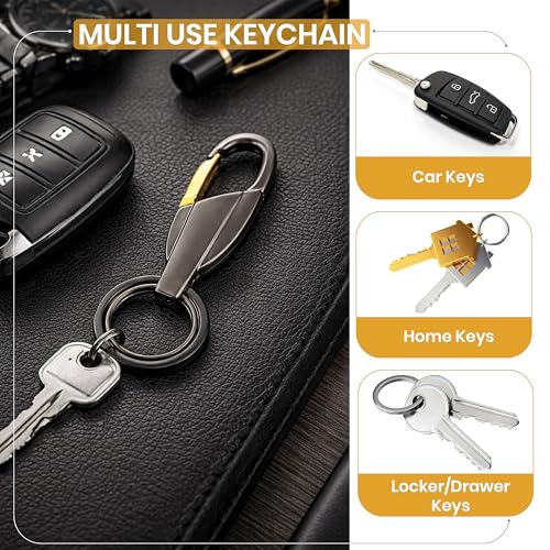 Image of Storite Metal Keychain for Men & Women | Premium Decorative Key Ring | Stylish Key Holder for Car, Bike, Home & Office Keys