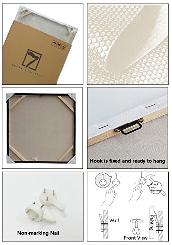 Seven Wall Arts Moose Pictures Wall Decor Elmer Moose Canvas Wall Art Modern Rustic Wildlife Elk Deer With Big Horn Print Vintage Framed Artwork For Living Room Bedroom Cabin 36 X 24 Inch #TOP7