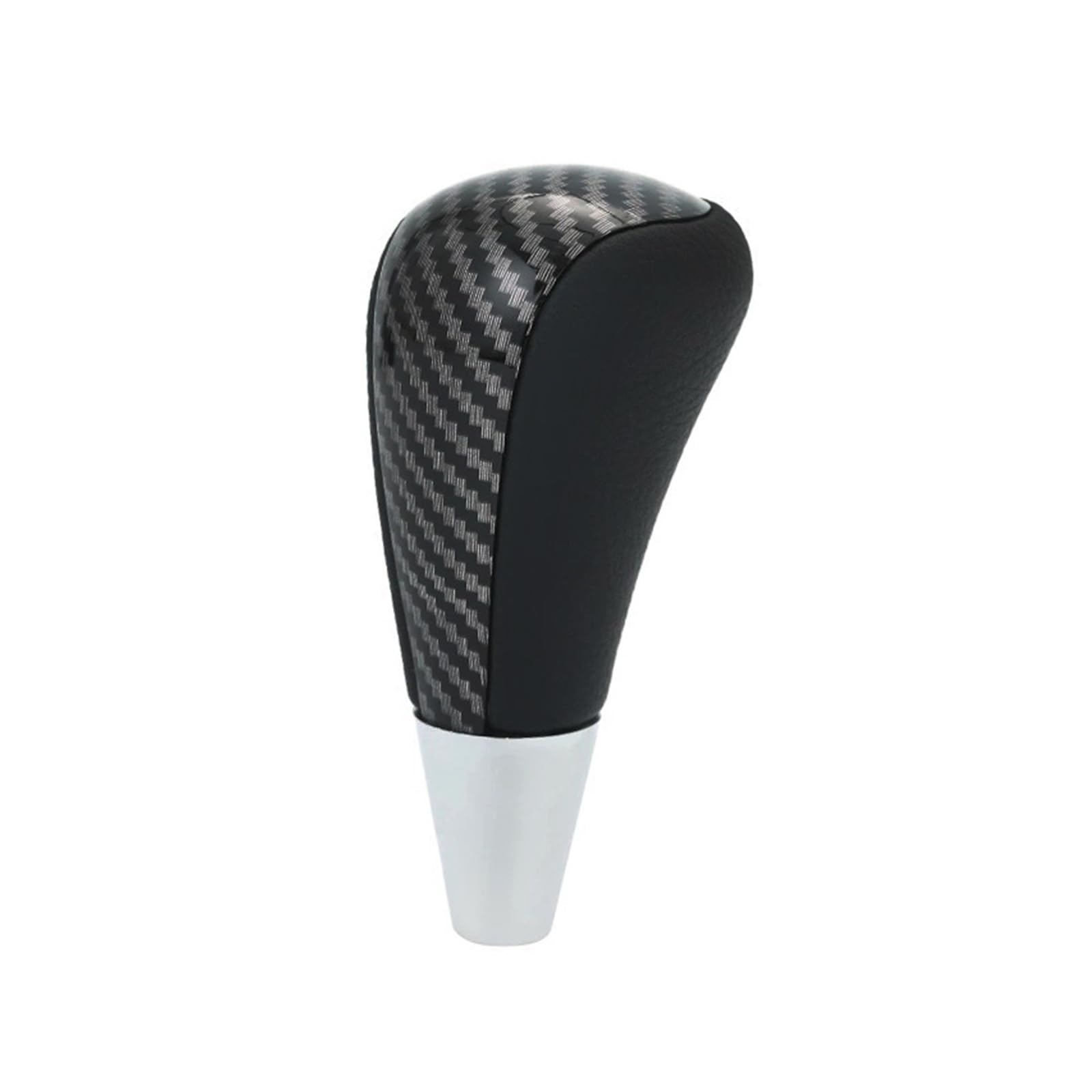 Zhannuobhd Carbon Color For Toyota For Corolla For Camry For Yaris For Rav4 Automatic Gear Shift Knob Leather Shifter Lever Stick Stick Shifter Lever Knob(Carbon Color)