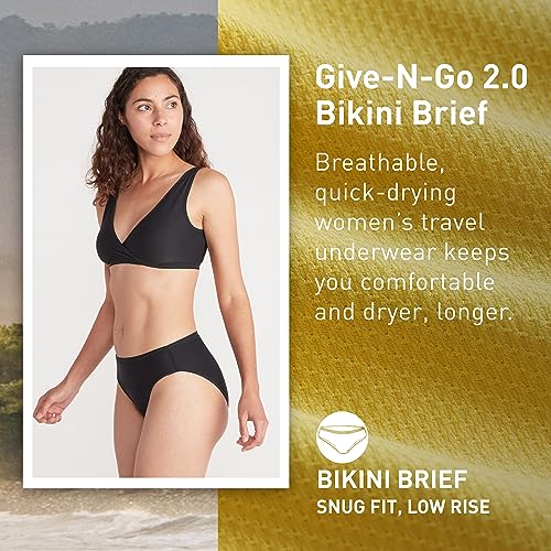 ExOfficio Women's Give-N-Go 2.0 Bikini Cut Brief 2-Pack - Breathable Durable Easy Care Travel Underwear2