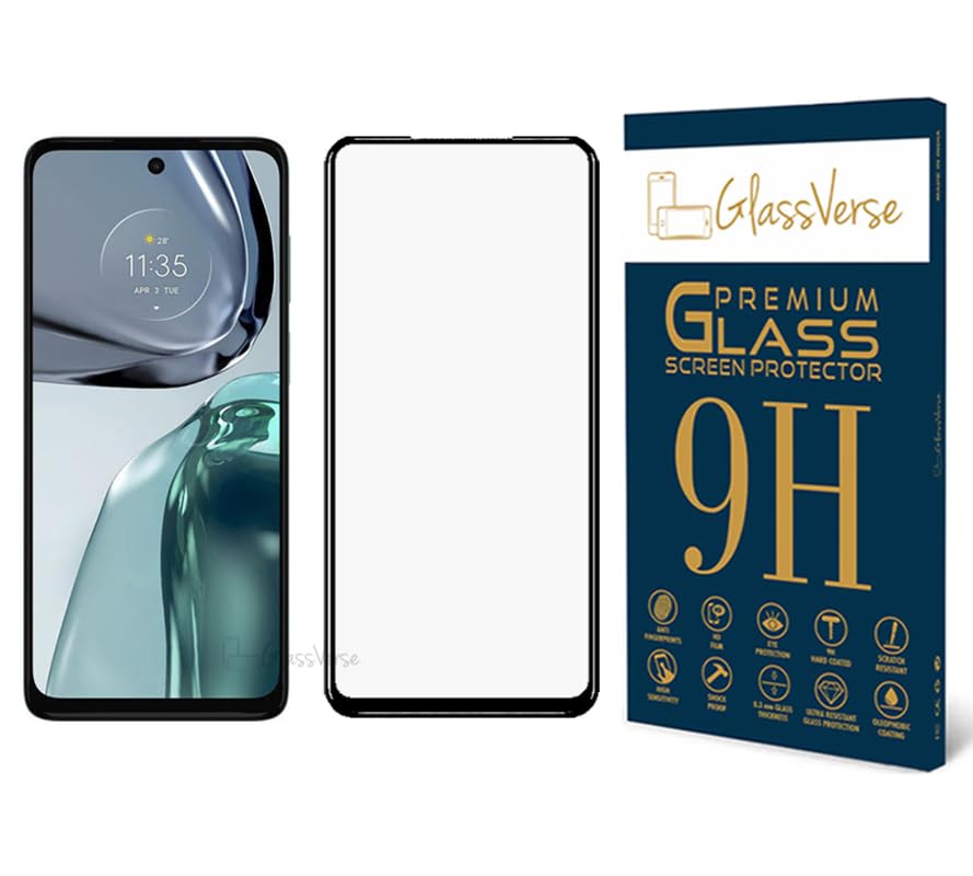 GlassVerse® 11D Tempered Glass For Motorola G62 5G (PACK OF 1) with Free Installation Kit. Full screen Coverage - 6.5 inch (B0D9TF4QMC) Amazon Price History, Amazon Price Tracker
