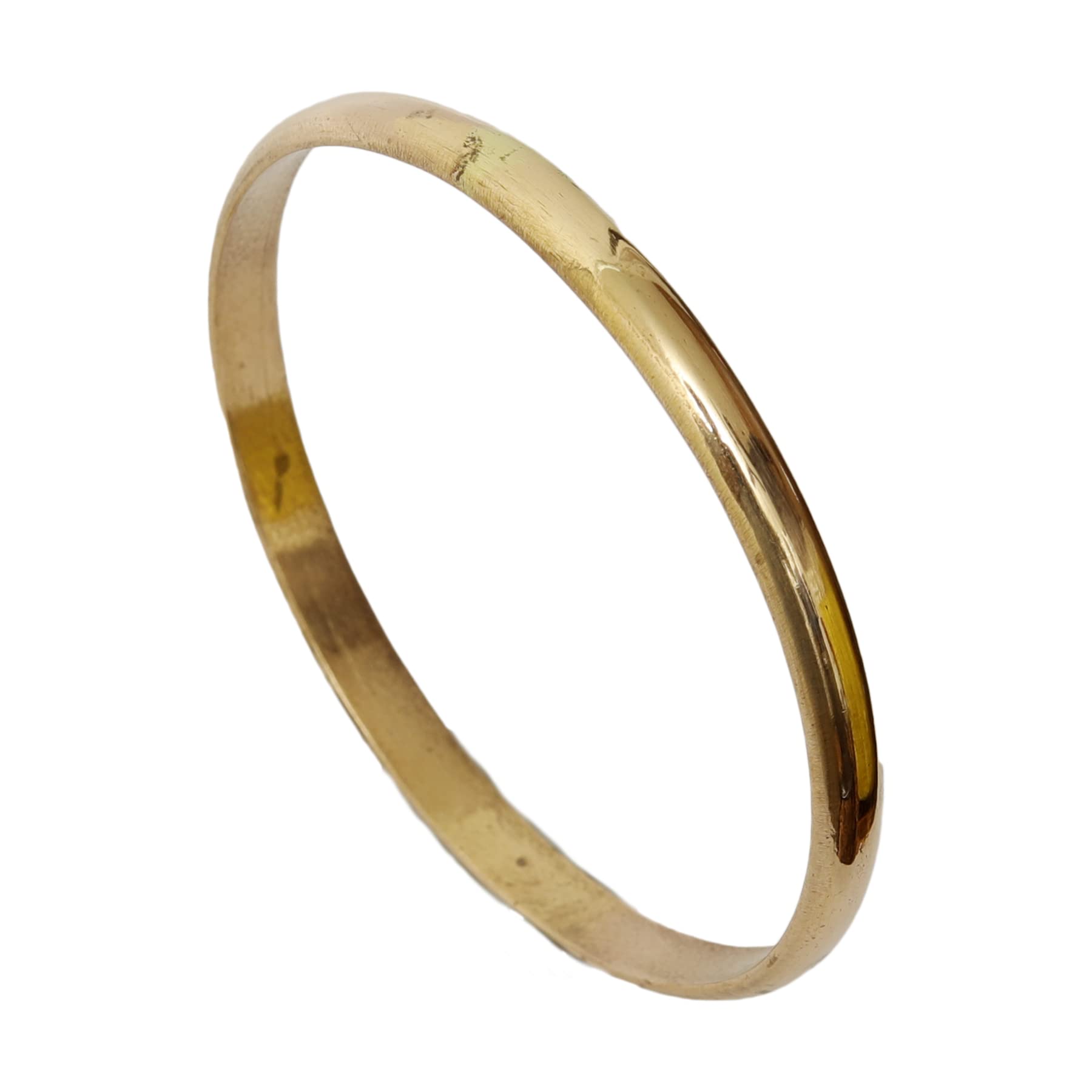 Naveen Metal Works Panchaloha/Impon/Five metal bracelet/kaapu/kada for Men- Plain design (6 CM(2-6)) Yellow (B0B6T48NML) Amazon Price History, Amazon Price Tracker