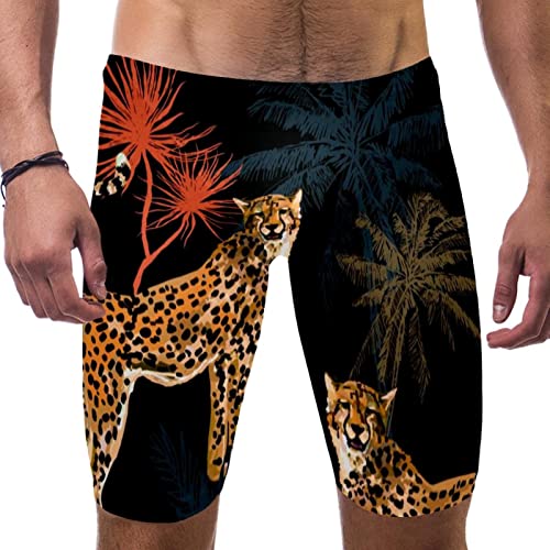 Pantalones cortos de natación jammer de secado rápido con diseño deportivo