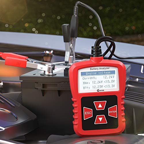 KZYEE KS21 Battery Tester 12V 100-2000 CCA Auto Car Battery Load Test Digital Analyzer for Detect Health Faults, Cranking and Charging System - Thumbnail 6