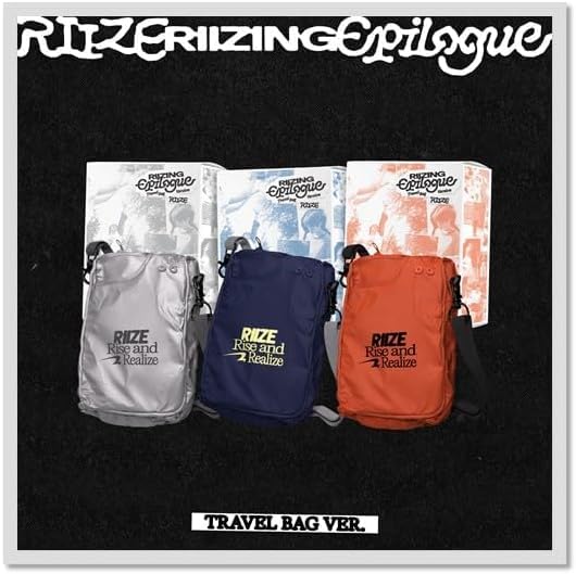 Album RIIZING Epilogue de RIIZE, édition limitée argentée de haute qualité avec son sac chic