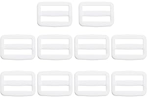 PATIKIL Tri-Glide Slide Buckles for White Nylon Strap