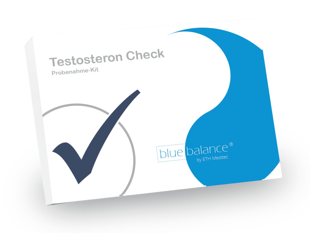 Testosteron Test | Gesundheitstest | Probenahme-Kit | Selbsttest für Zuhause | Schnelltest | Testosteronmangel | mit Laboranalyse