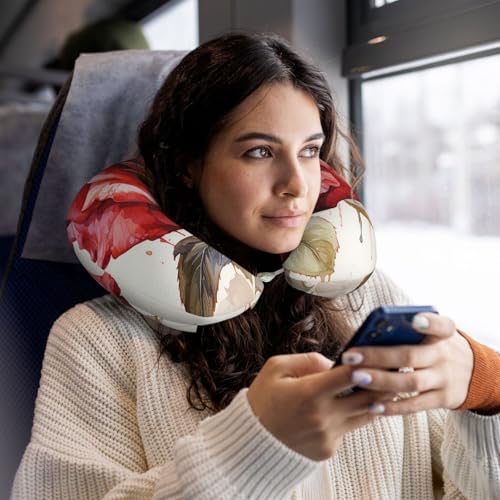 Almohada de viaje espuma viscoelástica tamaño único miniatura 6