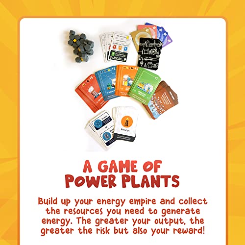 Image of Power Failure: A Strategy Card Game about Power Plants and Energy Generation - Science Board Game on Nuclear, Renewable, and Fossil Fuels - Educational STEM Board Game for Gamers, Adults and Families