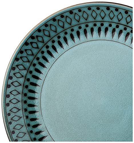American Atelier 6588-16Rb 16 Piece Delilah Round Dinnerware Set, Green #TOP5