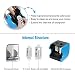 Sacapuntas de lápiz eléctrico, Oladwolf Sacapuntas automático pencil sharpener con dos agujeros,...