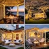 JMEXSUSS 250 LED Warm White Christmas Lights Outdoor Waterproof - 91.5ft Twinkle String Lights Indoor Plug in with 8 Modes for Bedroom Wedding Party Tree Garden Patio Decorations