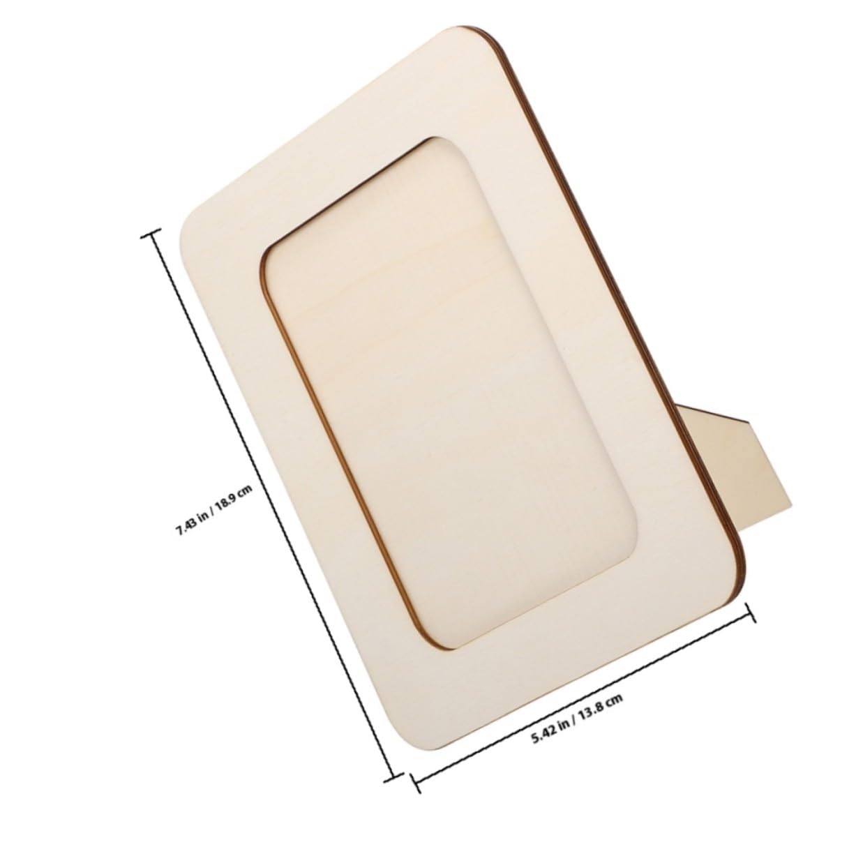 Homoyoyo Cornice per Foto in Legno Grezzo Fai da Te Set 12 Pezzi Cornice Artigianale da Tavolo per Decorazione Casa Soggiorno Camera da Letto Ufficio