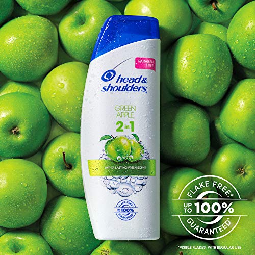 Head & Shoulders Green Apple 2-in-1 Dandruff Shampoo + Conditioner 13.5 Fl Oz (Pack of 2) by Head & Shoulders - Image 4