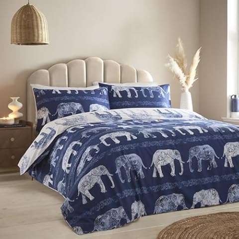 Simply Charlotte Elephant King Size Duvet Set Cover
