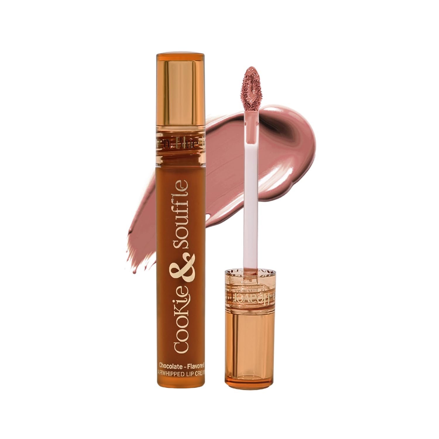 Blue Heaven Cookie & Souffle Matte Lipstick for Women, Long lasting Liquid lipstick, Enriched with Cocoa Butter & Rosehip Oil, Softening & Nourishing Lip color - Mint Chocolate, 3.2ml