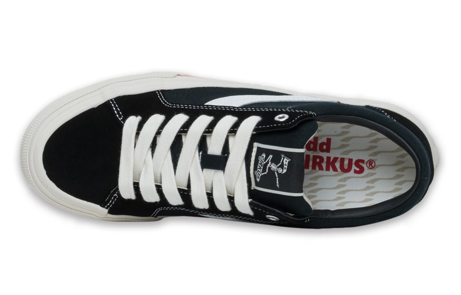 SEW BY SOU Mens Skate Shoes Fashion Daily Casual Lace up Sneaker Wide Width Low Top Black