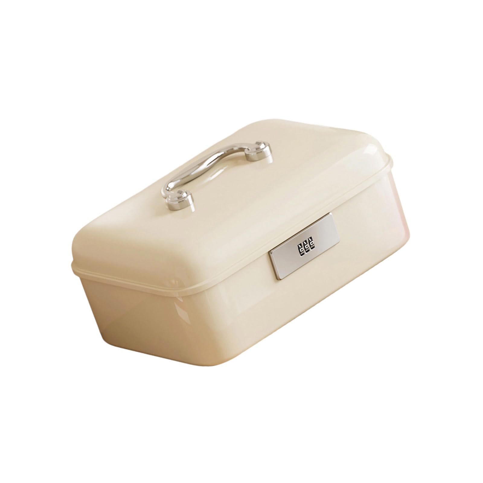 Jazuaiao Sturdy Password Protected Organizers Box Sturdy Portable Travel Container for Secure Item Storage Portable Travel Container