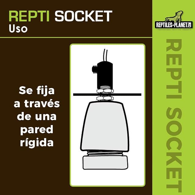 Foto 6 de 6 de Reptiles Planet Iluminación Buje de cerámica para terrario Repti Socket