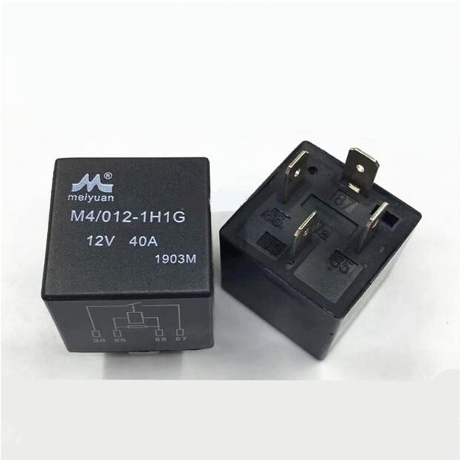 GJZIFGFWQ AUTO Relay M4/012-1H1G M4 012-1H1G M4-012-1H1G M40121H1G 12VDC DC12V 12V 4PIN 40A(10PCS)