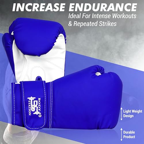 Image of Boxing Gloves - Training Gloves with Hook and Loop Velcro Closure for Long-Lasting Strength and Durability