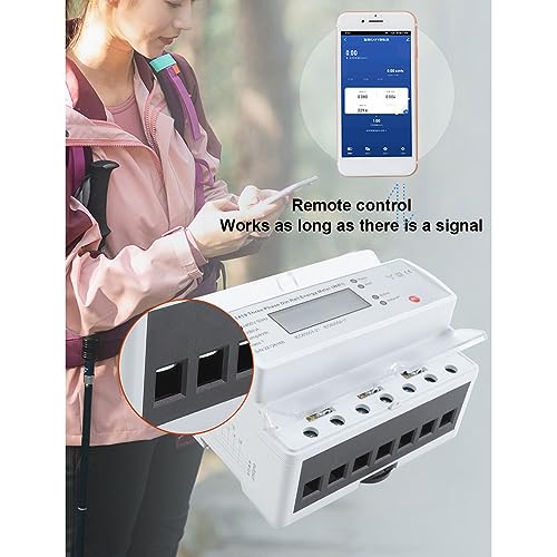 Medidor de electricidad inteligente 4G trifásico 4 hilos miniatura 5