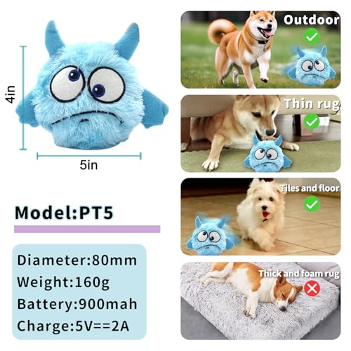 Juguete interactivo para perros con peluche y sonido miniatura 4
