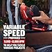 CRAFTSMAN 20V MAX Cordless Detail Sander, Tool Only (CMCW221B), Red