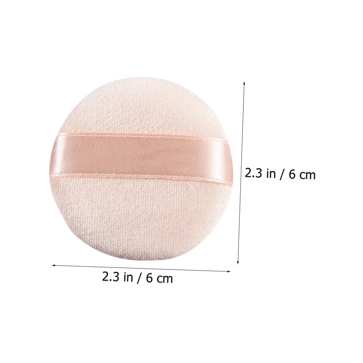 SHERCHPRY 10Pcs Velour Makeup for Loose Powder Fluffy Face Makeup Tool for Smooth Application Portable Beauty Accessory for Women and present for Makeup Lovers