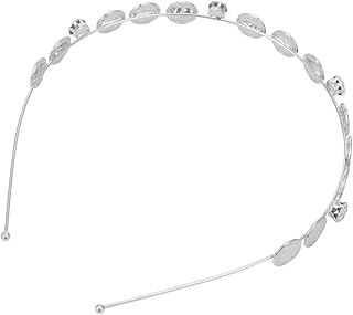 Fascia da Sposa Corona da Sposa Diadema Strass Copricapo Fascia per Capelli Accessorio per Capelli per Ragazze Donne Sposa Spettacolo Prom