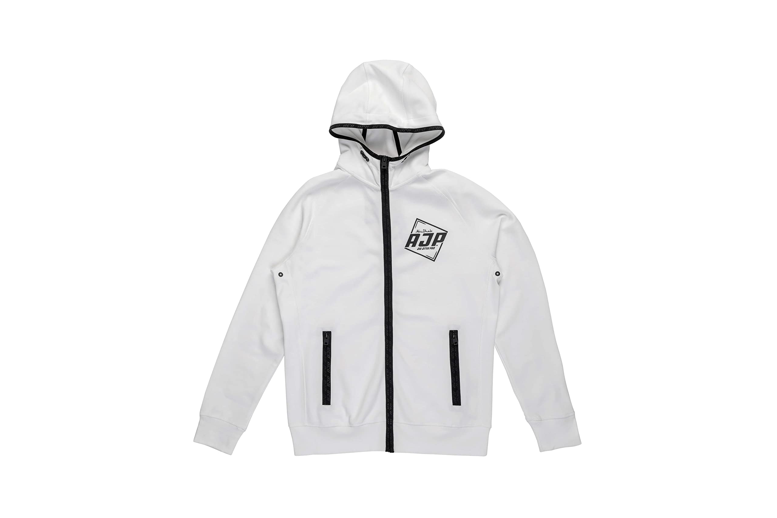 UAE Jiu-Jitsu AJP Logo Print Hooded Jacket for Men | Martial Arts Jacket for Men| Taekwondo Jacket for Men| Jacket for Martial Arts| Karate Jacket for Men | Hooded Karate Jacket for Men